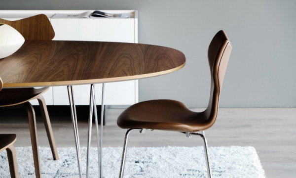 スーパー楕円テーブル B612 W150×D100cm / ウォルナットFRITZ HANSEN