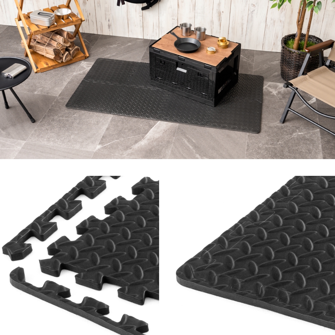 ジョイントチェッカープレート30 8枚組: インテリア・家具・収納