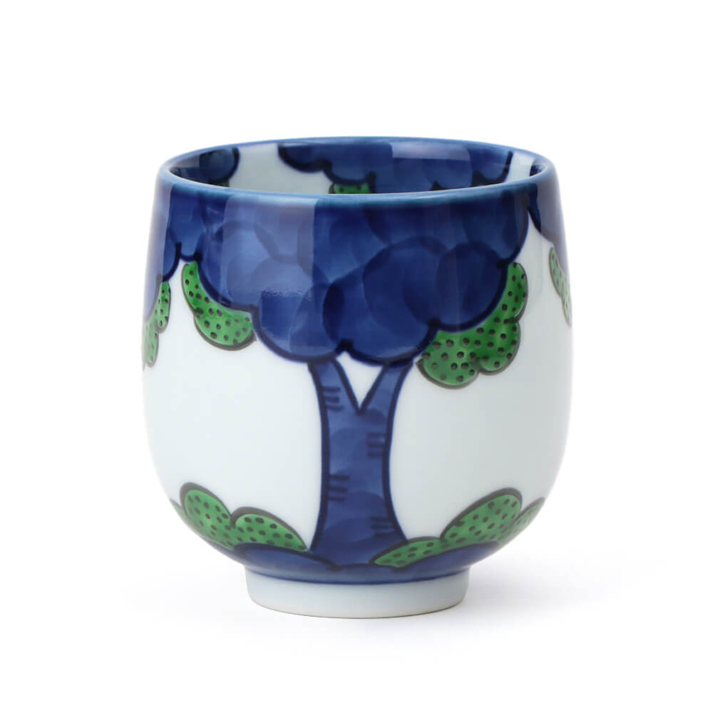 染錦大樹 湯呑 ｜ 有田焼の源右衛門窯公式オンラインショップ