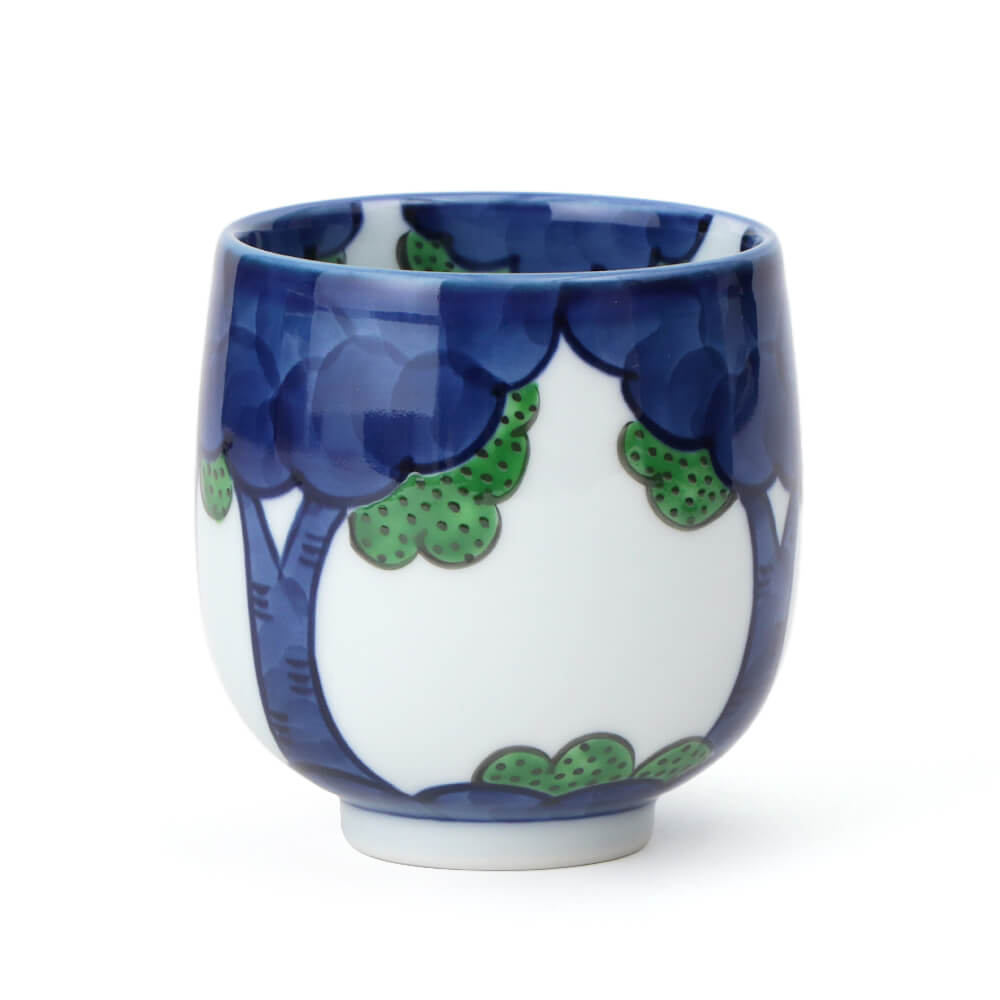 染錦大樹 湯呑 ｜ 有田焼の源右衛門窯公式オンラインショップ