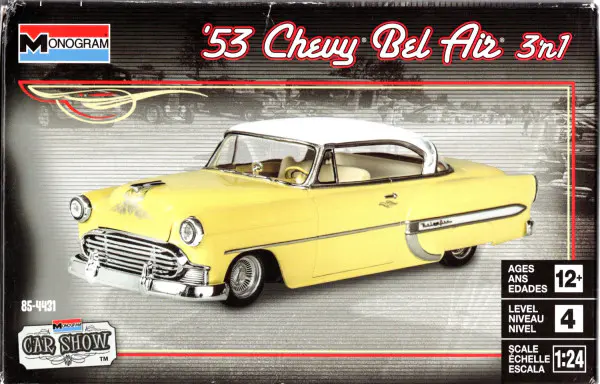 Monogram 1953 Chevy Bel Air Hardtop - Stock, Custom or Lowrider
