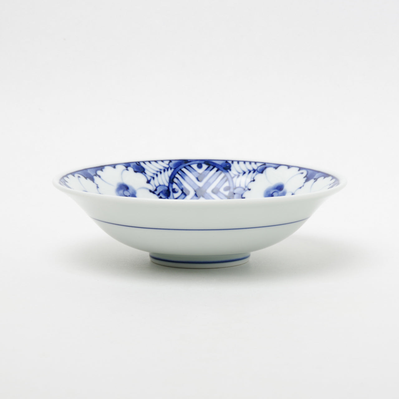 波佐見焼 染付 花丸文 中鉢 15.5cm 高山陶器の通販｜Studio1156