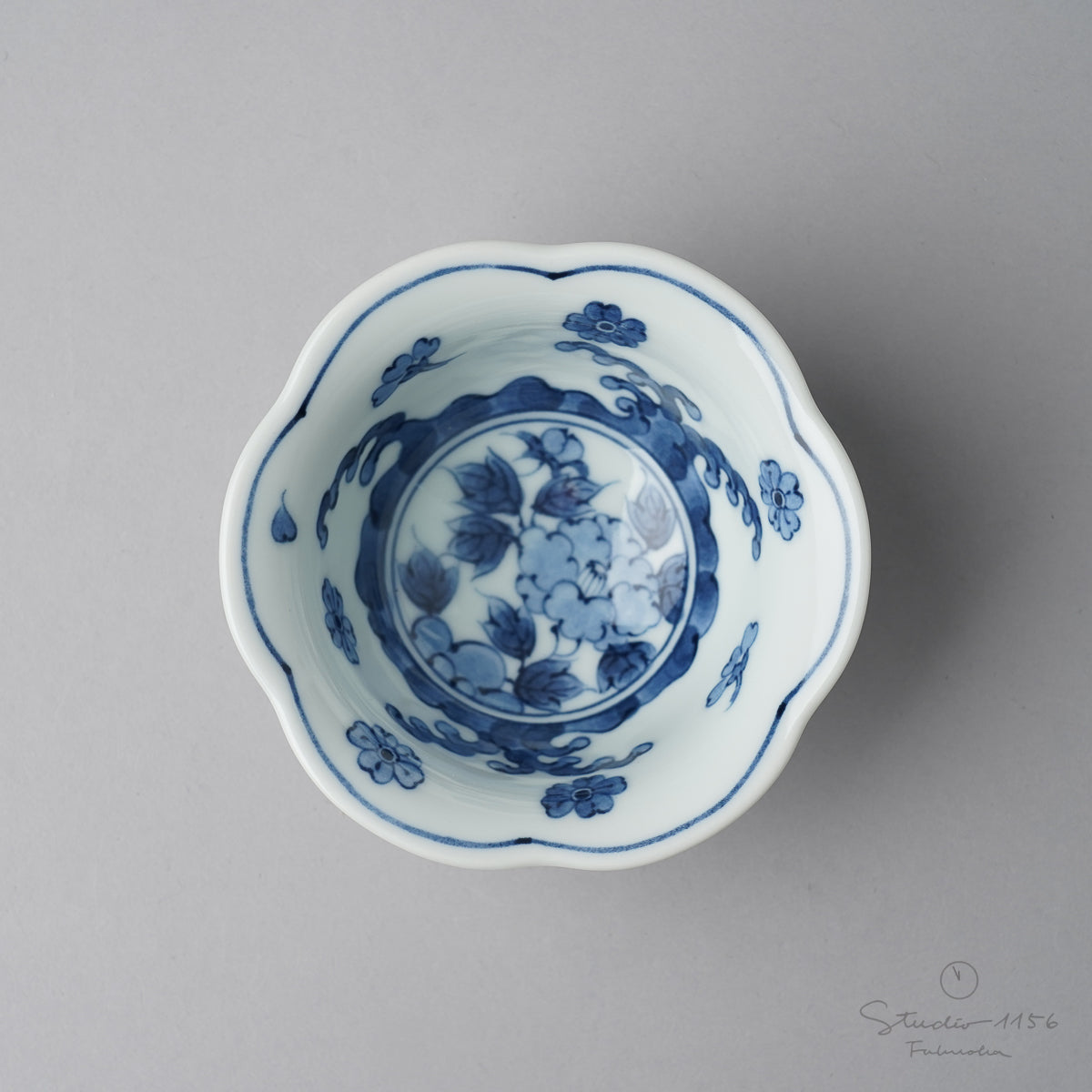 波佐見焼 染付 六方花型小鉢 9cm 高山陶器の通販｜Studio1156 – 【公式