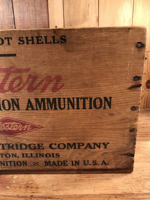 Western Cartridge Company Wood Box 弾薬 ビンテージ ウッドボックス