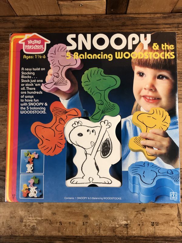 Snoopy & the 5 Balancing Woodstocks スヌーピー ビンテージ バランス