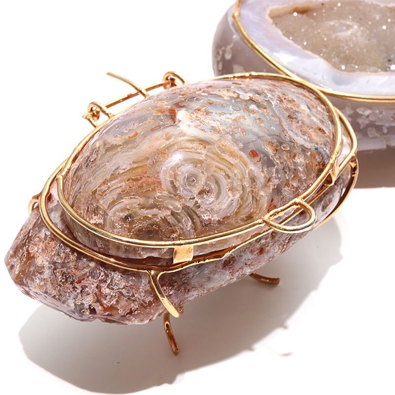 置物 トレジャーメノウ ブラジル産 平和 リラックス お守り 瑪瑙