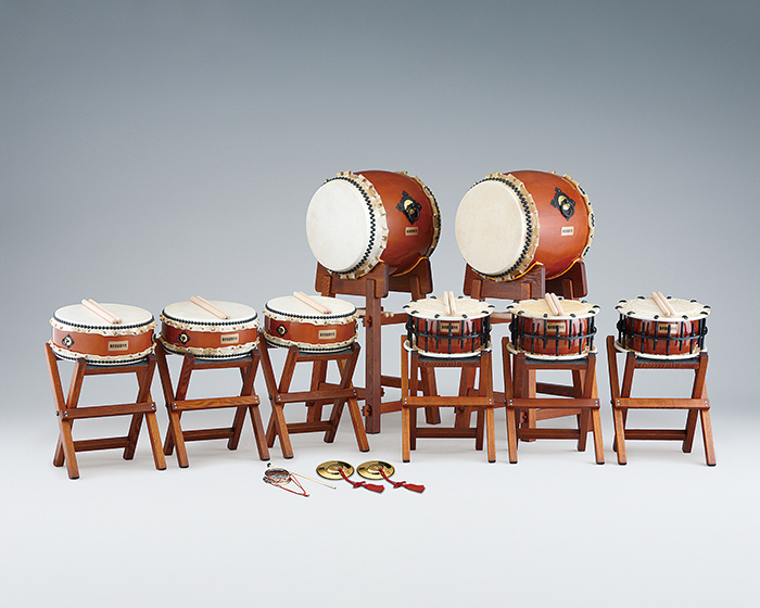 郷のひびきシリーズ幼保向け和太鼓Cセット(バチ付) HG-C | 鈴木楽器製作所