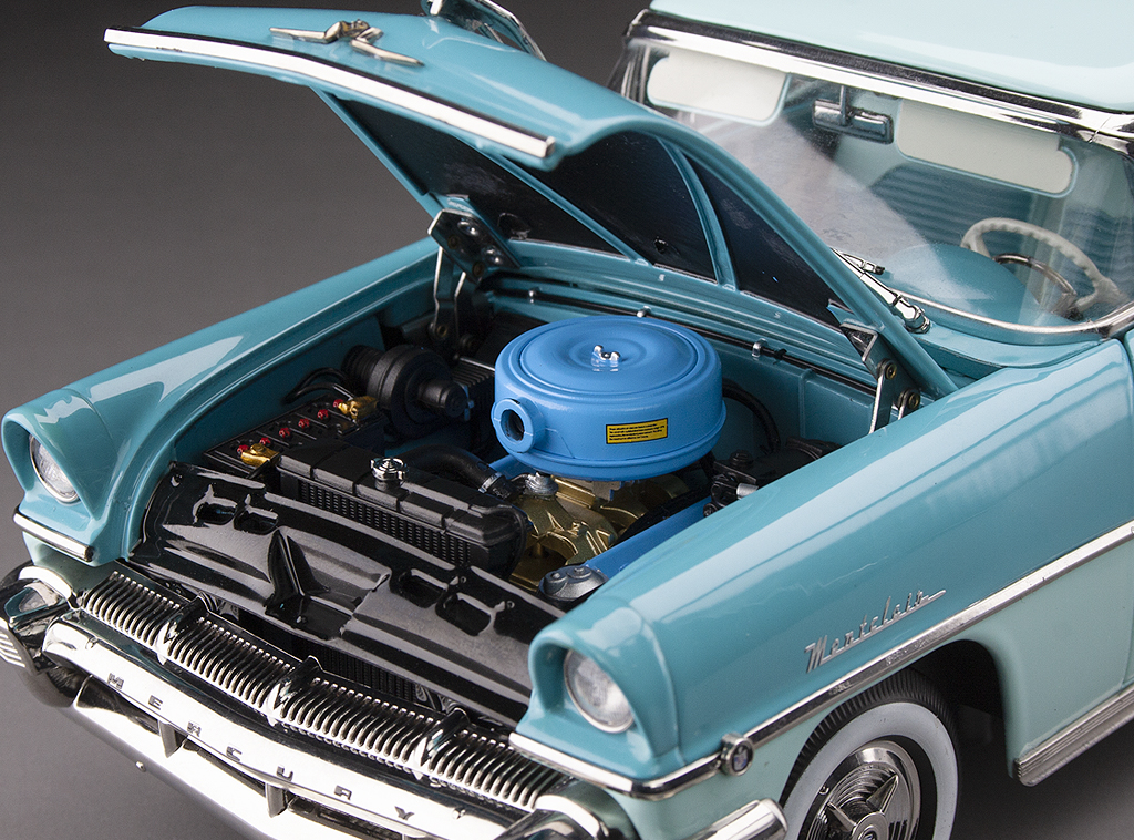 1956 Mercury MontClair Hard Top with spare tire – Niagara Blue