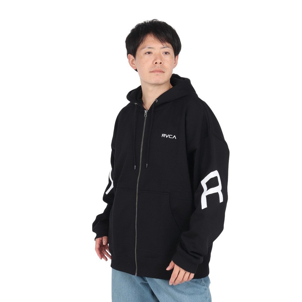 ルーカ（RVCA）（メンズ）FAKE RVCA フルジップ フーディーパーカー