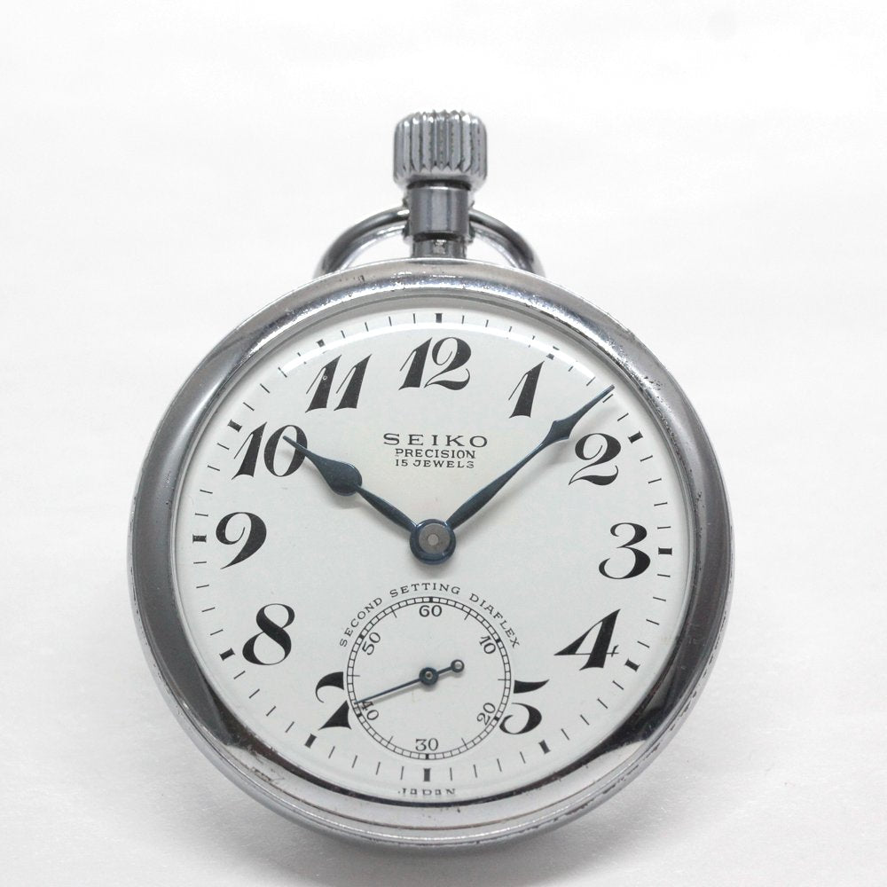 19セイコー プレシジョン 懐中時計 / 19セイコー/昭40 中支838 国鉄/15