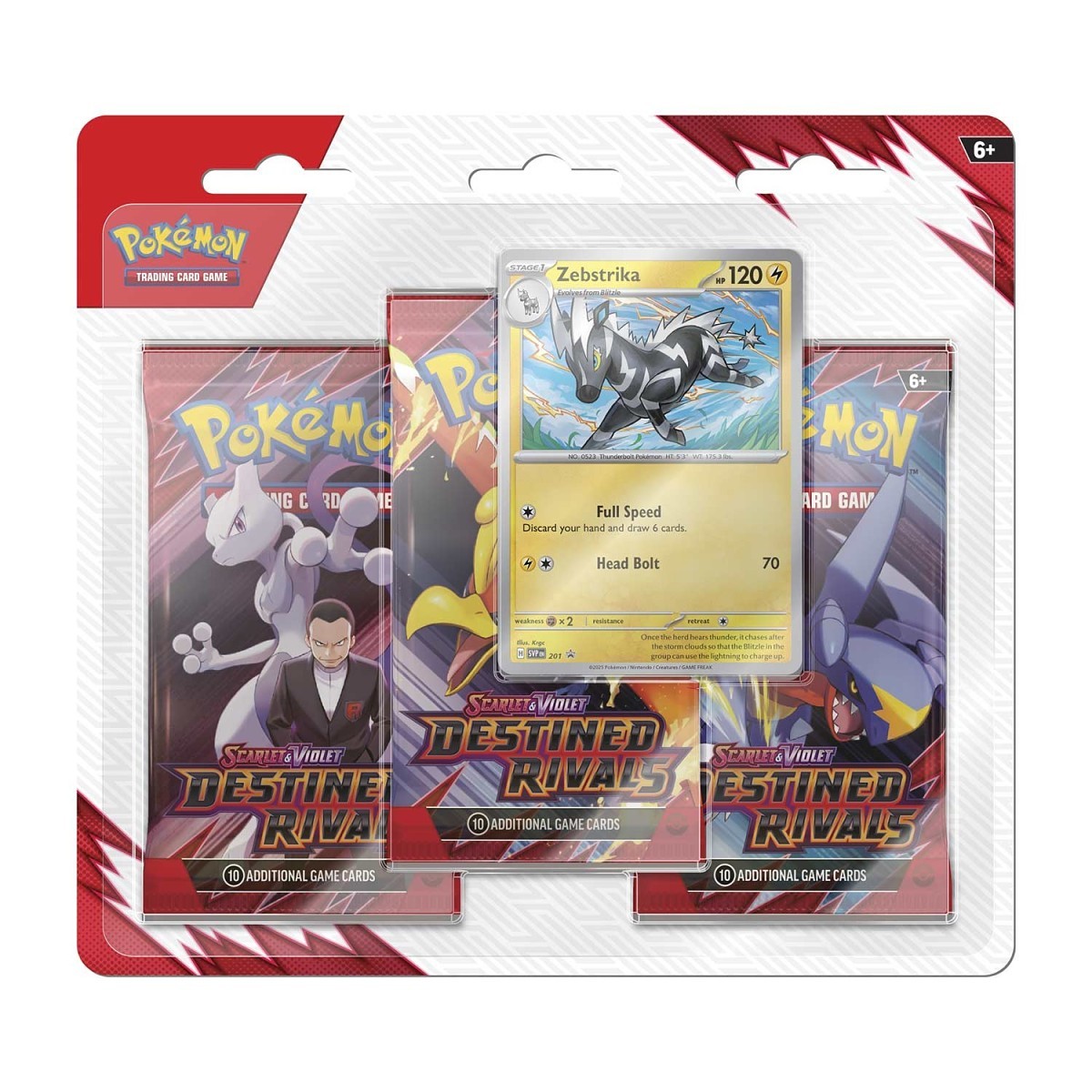 Pokémon TCG: Scarlet & Violet-Destined Rivals 3 Booster Packs