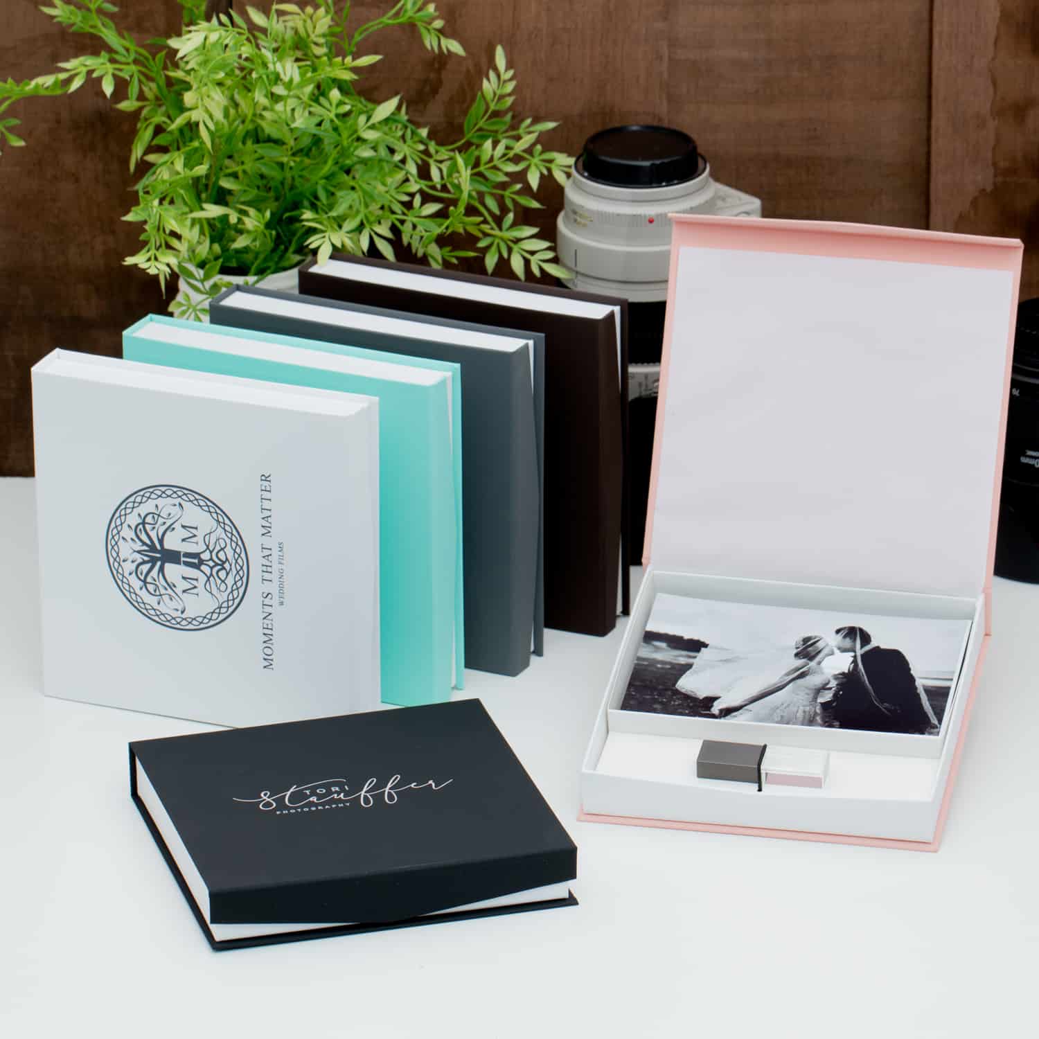 Classic Snap Photo + Flash Box (4x6/5x5) - PhotoFlashDrive + Pro