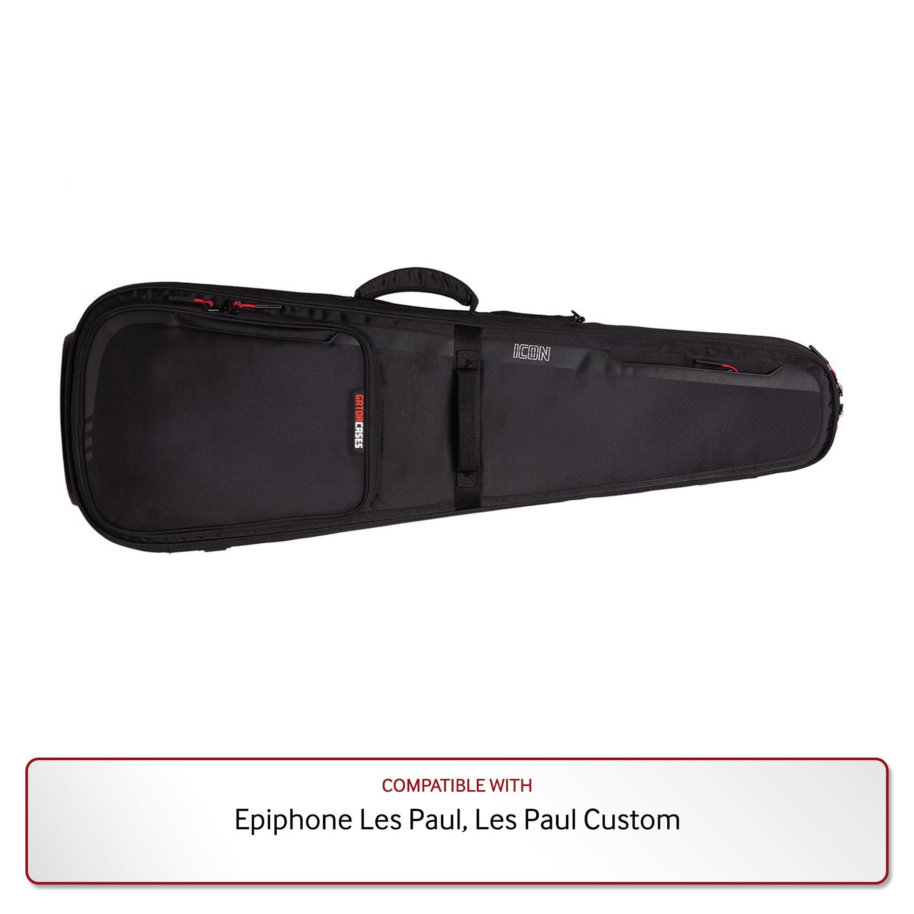 Gator Premium Gig Bag in Black for Epiphone Les Paul, Les Paul
