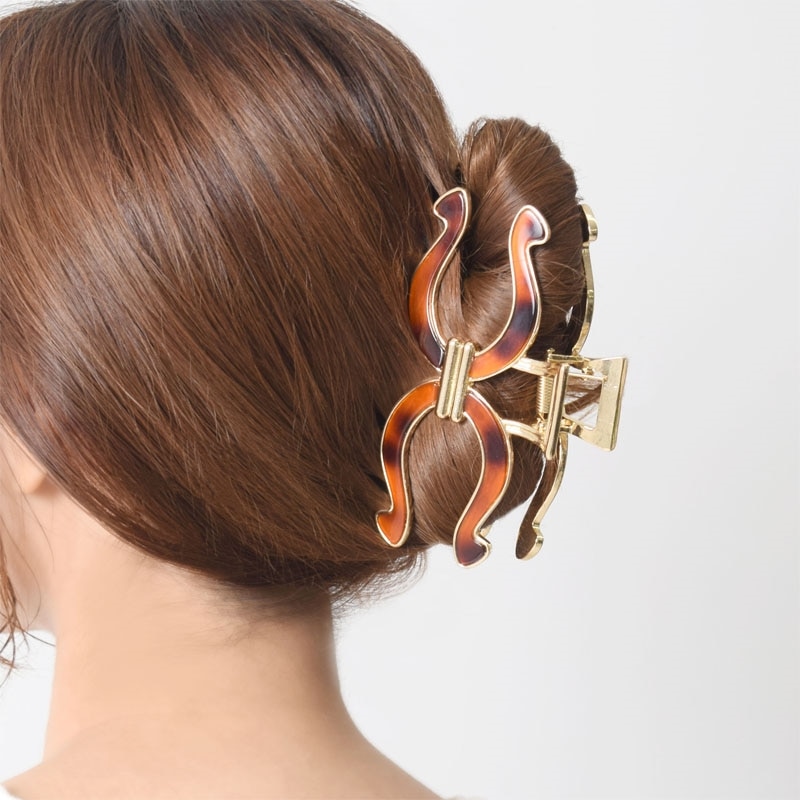 Flowering フラワーリング ヘアクリップ HHC0562(ブラウン): 通常