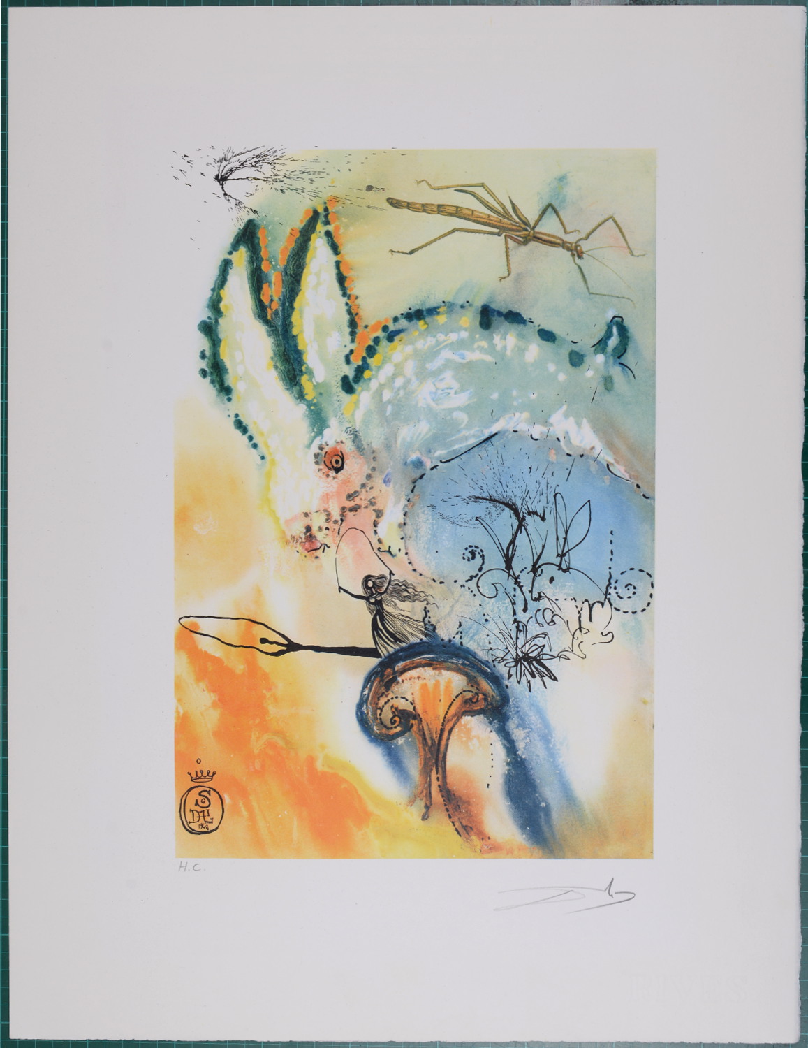 Salvador DALI - Down the Rabbit Hole : Alice in Wonderland, 1969