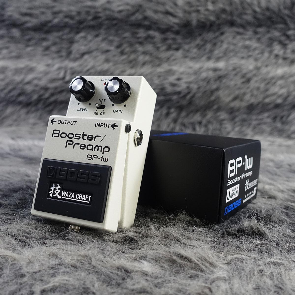 ギター BOSS BP-1w Booster/Preamp BOSS BP-1W Booster / PreampはヴィンテージBOSSのプリアンプサウンド