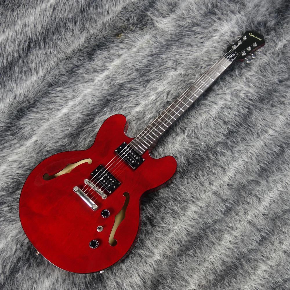 美品 Epiphone エピフォン Dot studio ドットスタジオ レッド Epiphone Dot Studio ES-335 Electric Guitar, Cherry Red w Gig Bag