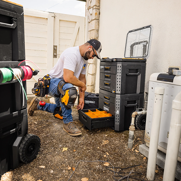 TOUGHBUILT StackTech ウィール 3 ドロワーボックス TB-B1-D-R93