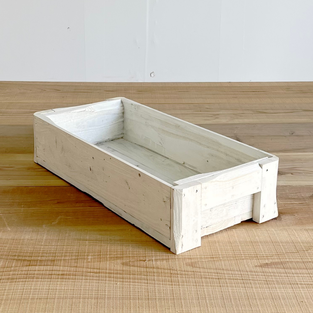 楽天市場】アンティークボックス 幅28 -1 ホワイト 木製箱 木製