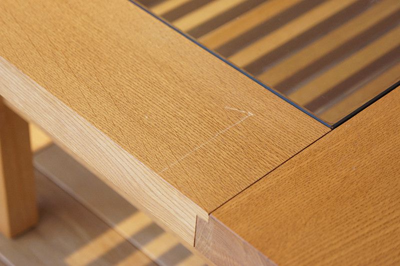 無垢家具テーブルの傷を補修する方法とは？ ｜家具・インテリア Re