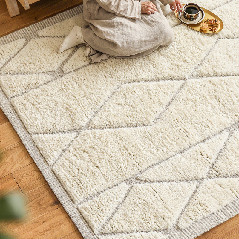 週末お値引き中】Re:CENO ラグマット サンドベージュ 週末お値引き中