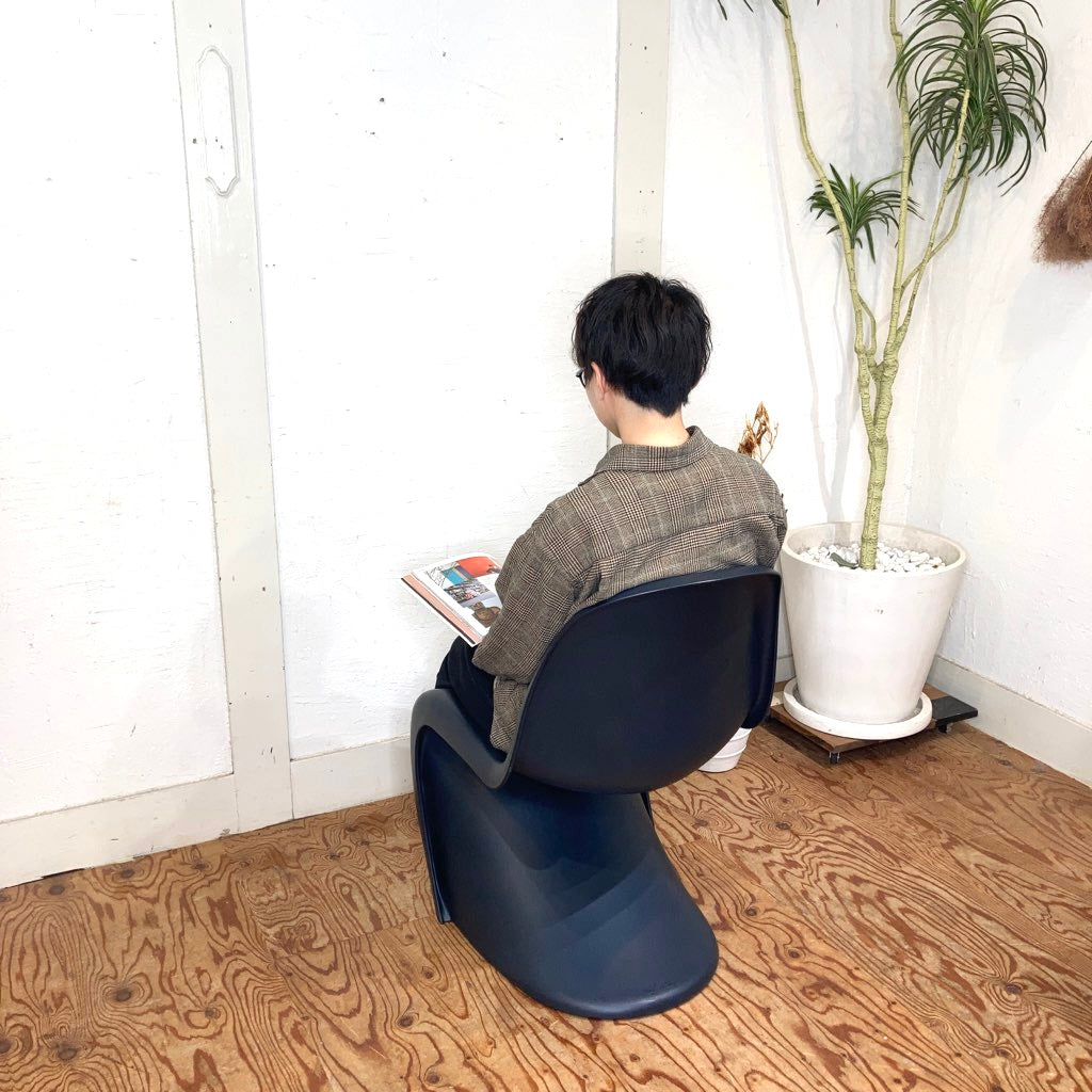 ヴィトラ / Vitra Panton Chair パントンチェア ブラック 中古 名作