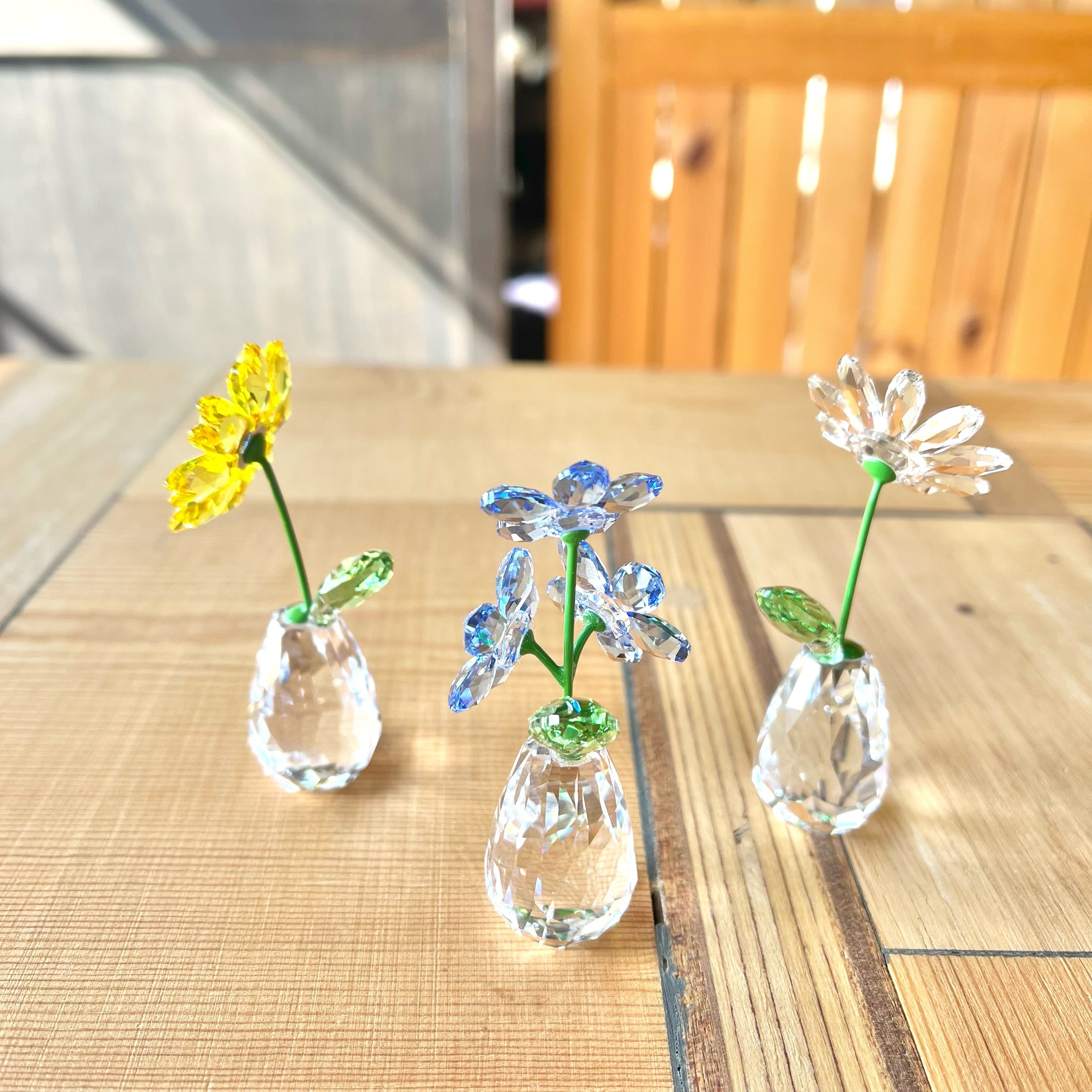 スワロフスキー / SWAROVSKI クリスタルフィギュア FLOWER DREAMS 中古