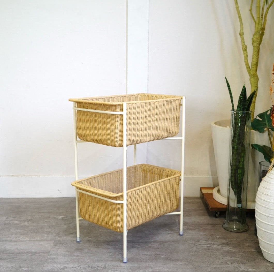 イデー / IDEE ワラビー / WALLABY バスケット スタンド ホワイト 中古