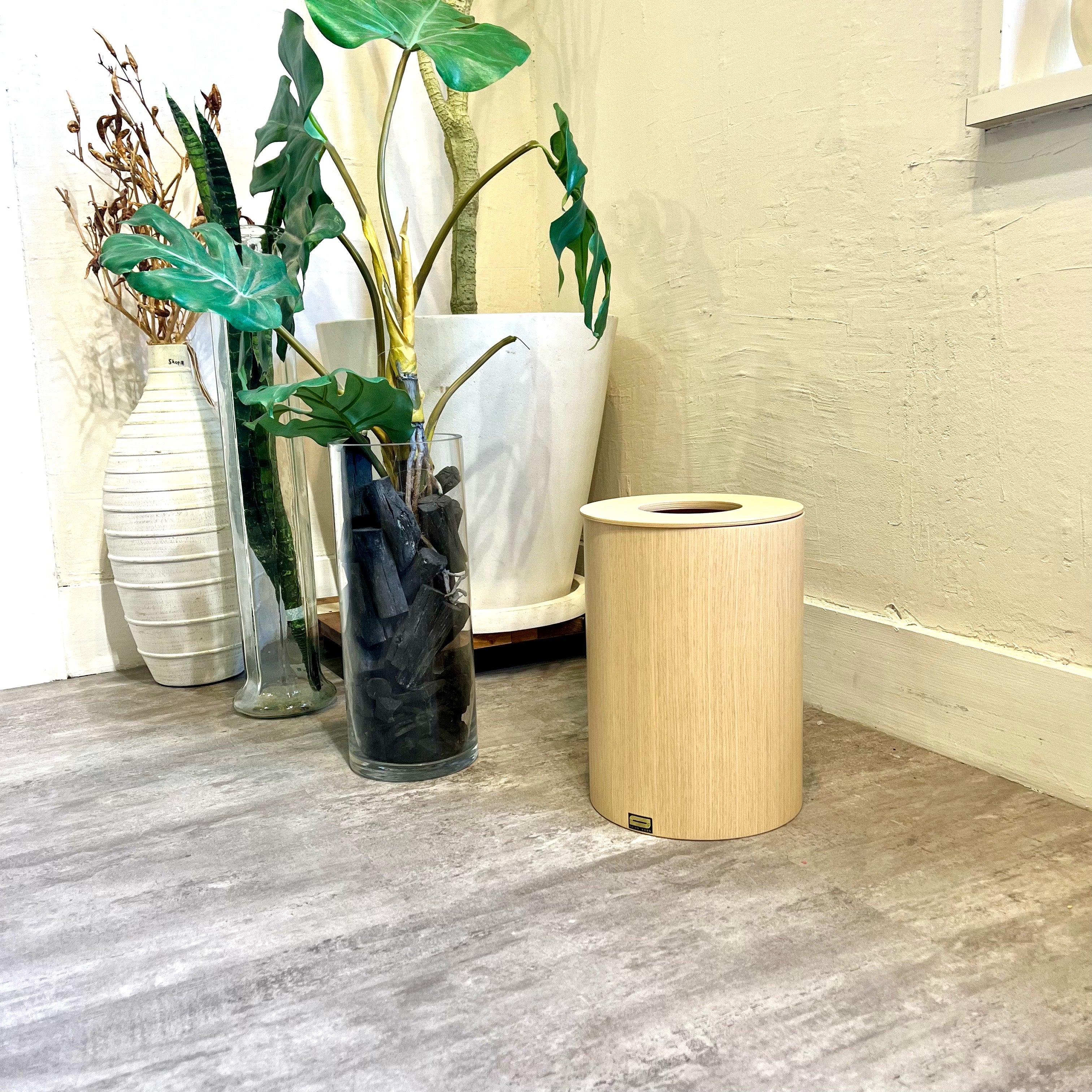 サイトーウッド / SAITO WOOD BASKET donut lid ダストボックス ゴミ箱