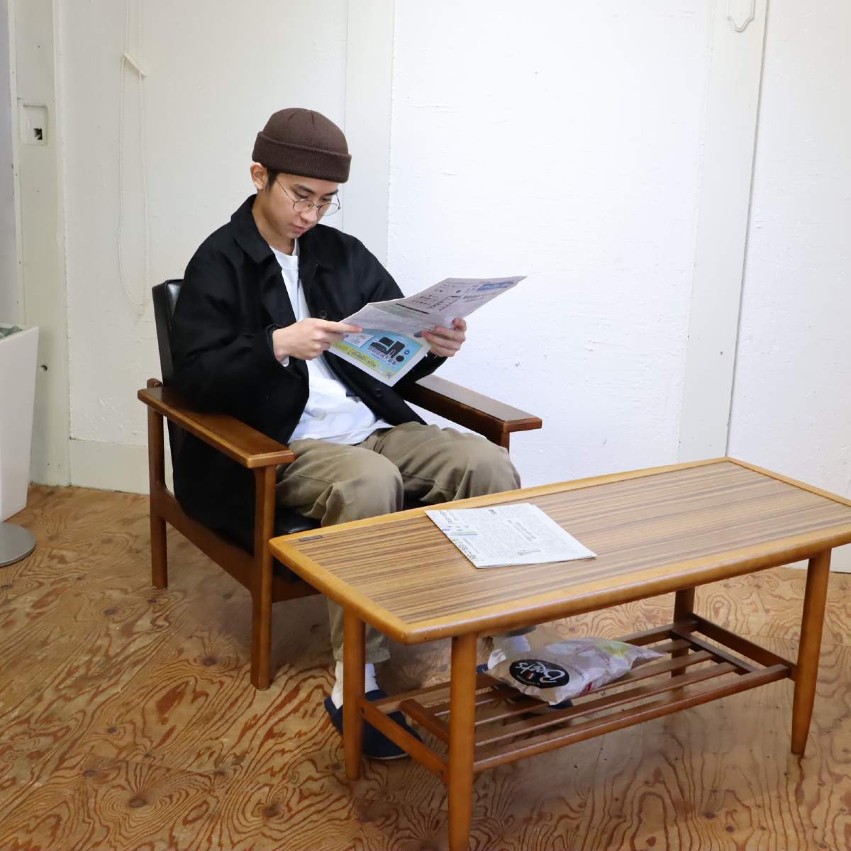 karimoku / カリモク家具 アームソファ Kチェア スタンダードブラック