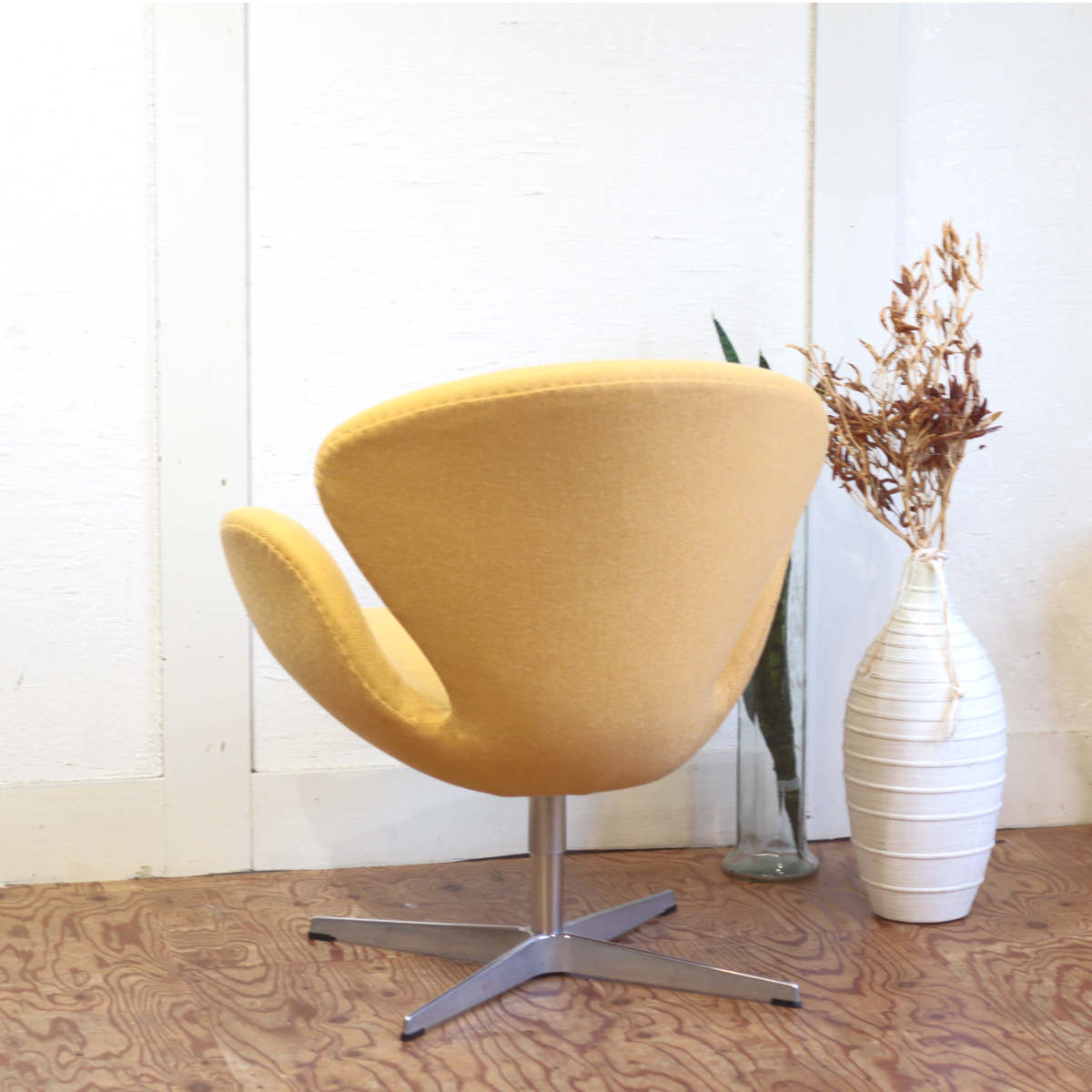 フリッツハンセン / FRITZ HANSEN スワンチェア / SWAN イエロー