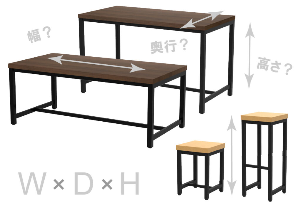 カラーもサイズもお好みで！セミオーダー家具MOTO SERIES｜テーブル