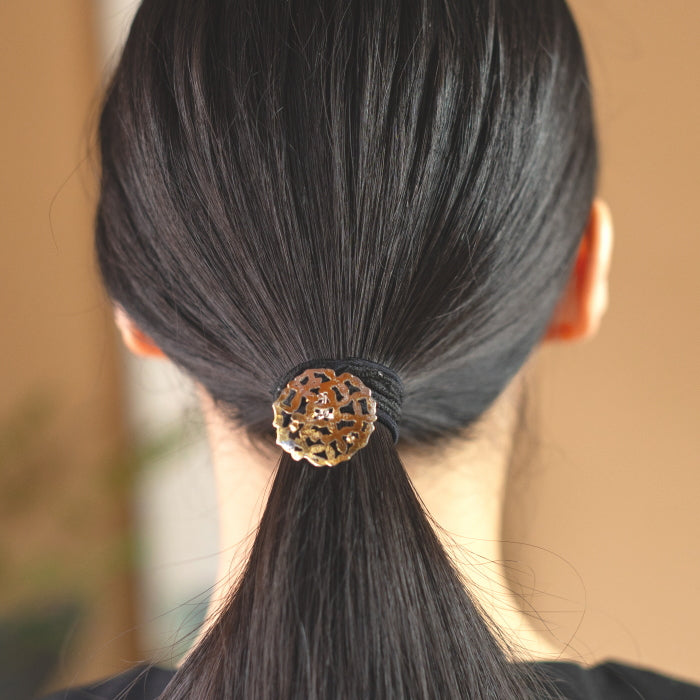 純銀 ヘアゴム 金木犀 – かざりや 鐐 - KAZARIYA RYO KYOTO JAPAN -