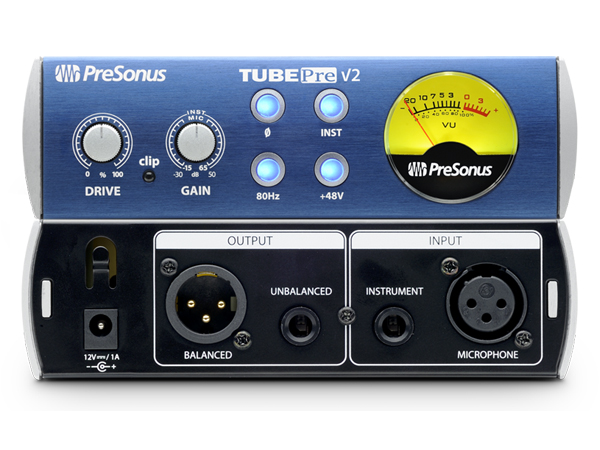 PreSonus プリソナス TubePre V2 マイクプリアンプ 送料無料