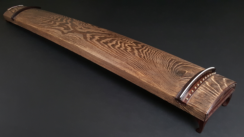 厳選中古品 琴）くり甲琴・玉縁紅木巻 WKT-TKOTO18【和楽器市場・本館】