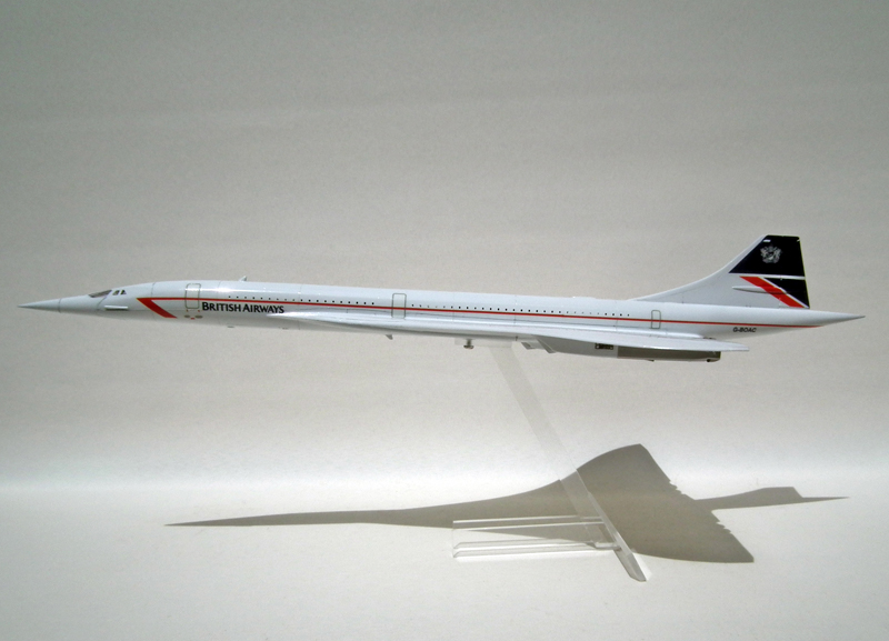 2017年10月号＞飛行機プラモデル製作＞ コンコルド (エアフィックス 1/144)