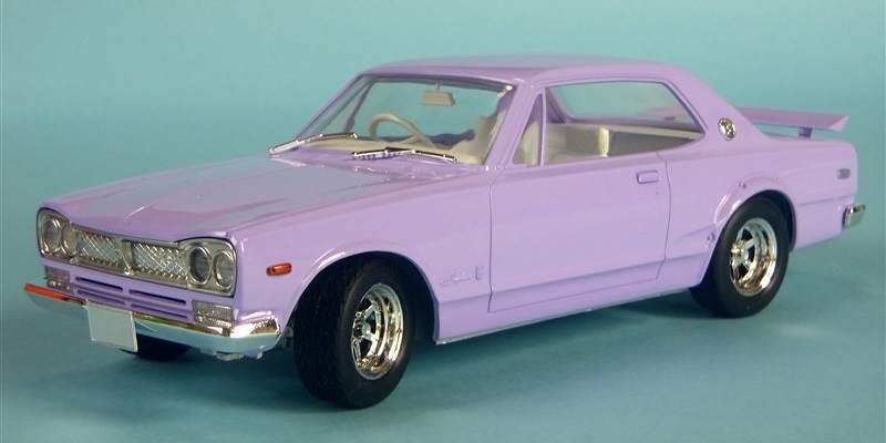 ハコスカGT-R（KPGC10）(アオシマ1/24) ＜カープラモデル製作 ＜2019年