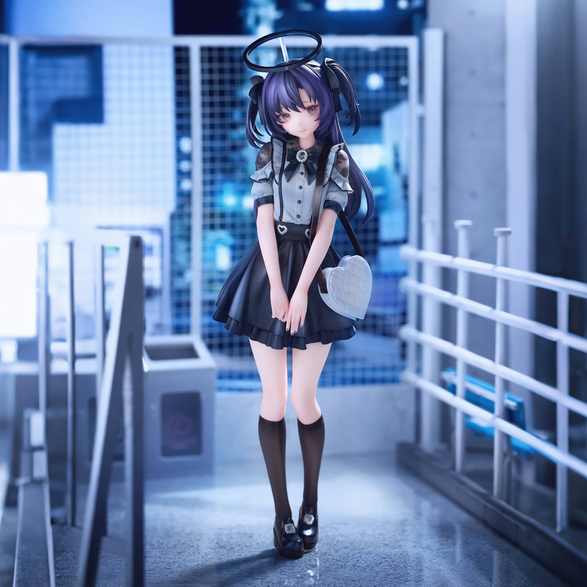 ブルーアーカイブ 早瀬 ユウカ 水色系統 Ver. 1/7スケール 塗装済み