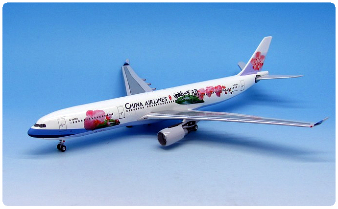 中華航空A330-300 蝴蝶蘭彩繪機18305 - Toy-Mountain 玩具山