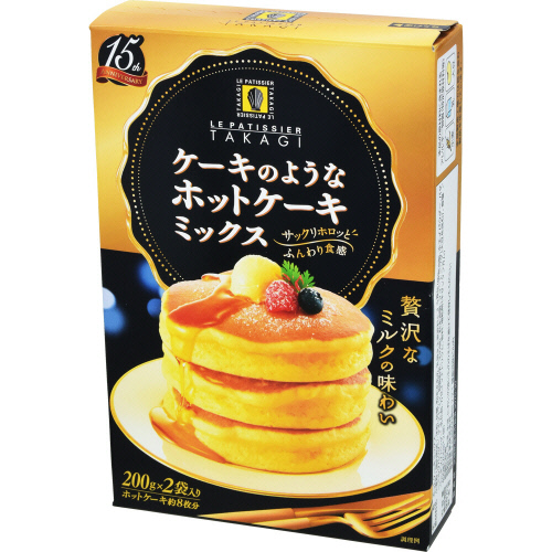昭和産業 ケーキのようなホットケーキミックス 400g（4枚分x2袋