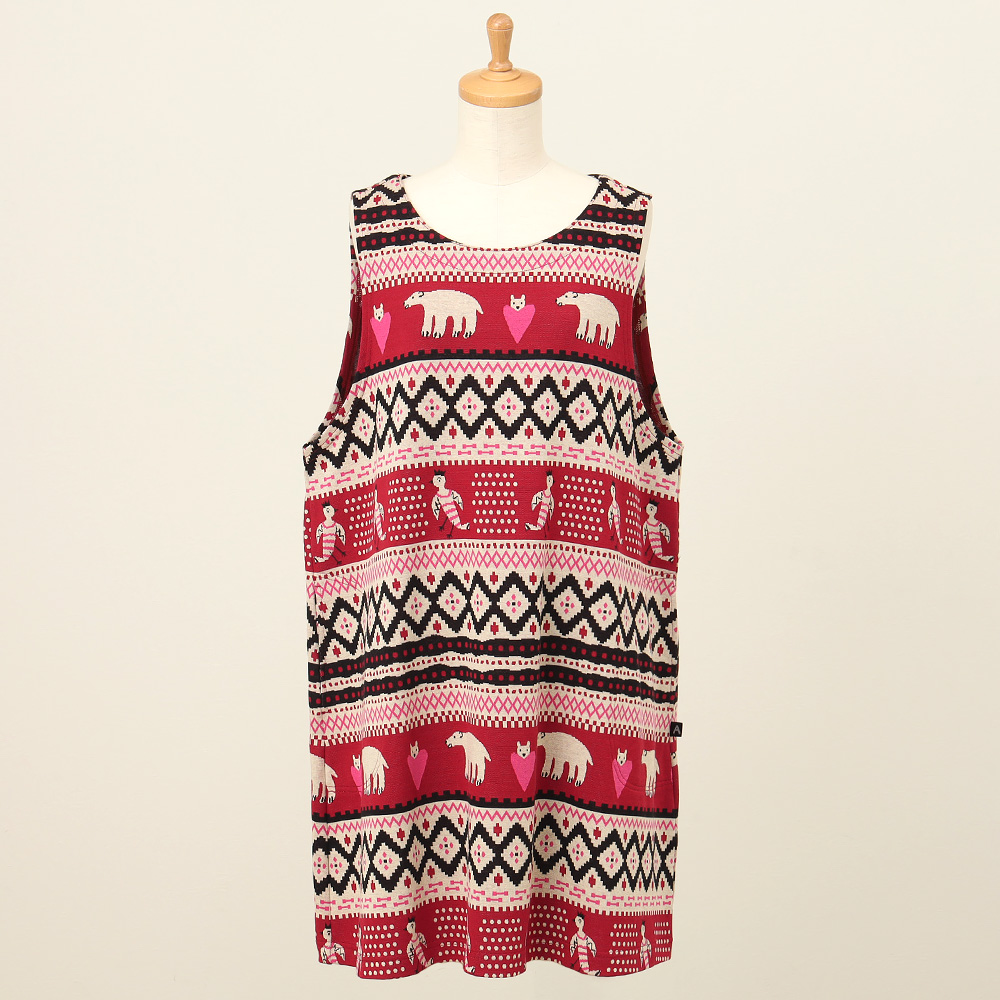 しろくまとゆき ニットジャガードエプロン | 商品詳細 | 高島屋