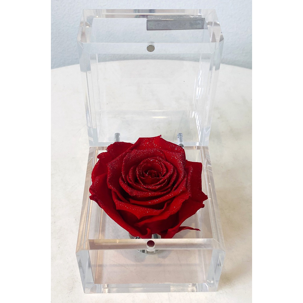 プリザーブドフラワー ダイアモンドローズ （ミュゼM） 大輪1輪 | 商品