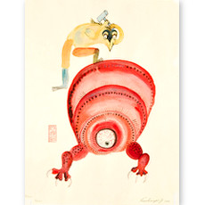 受注制作 ヤン・シュヴァンクマイエル氏原画作品木版画 | 木版印刷