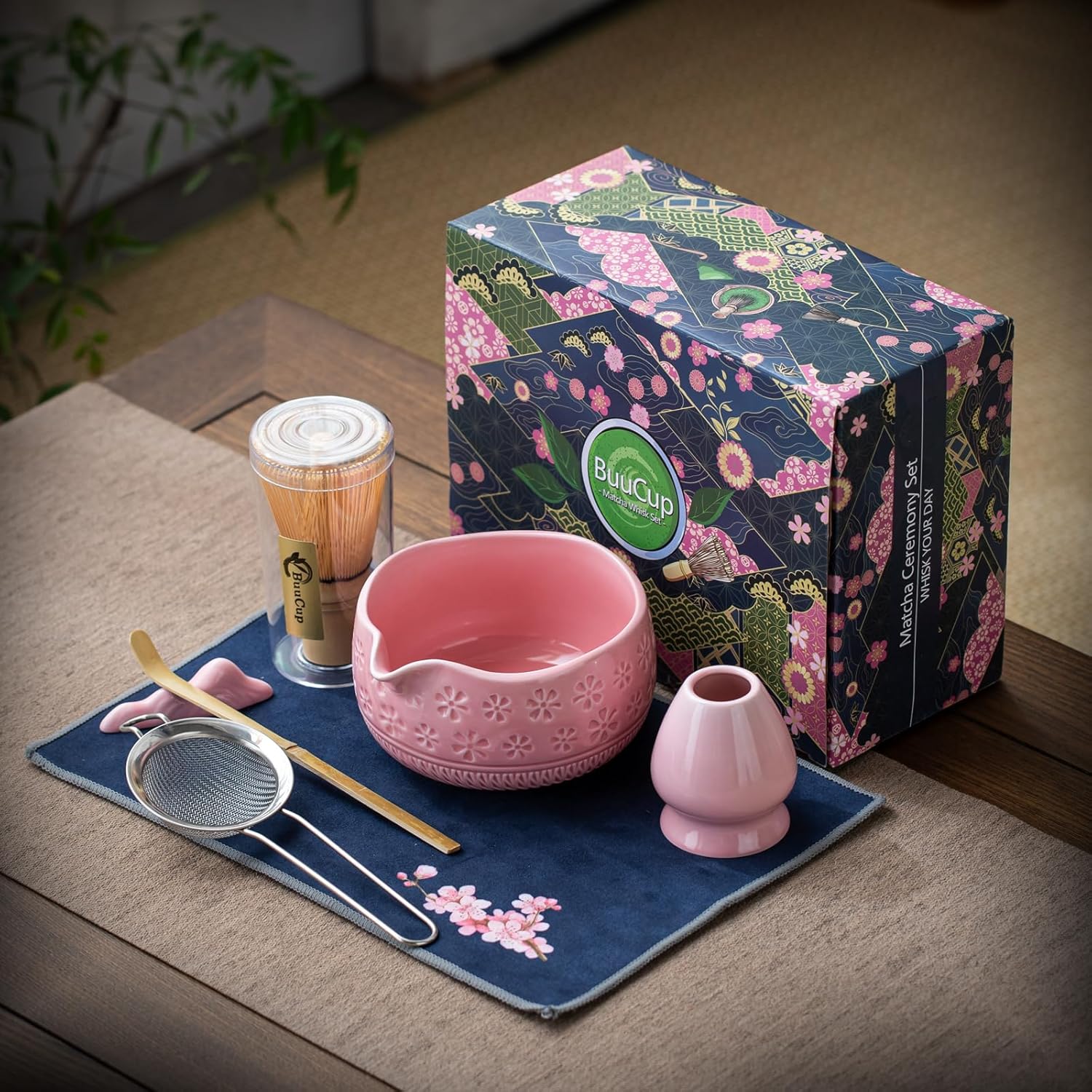 Pink Sakura Matcha Set – TangPin Tea