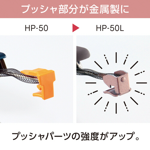 たのめーる】マックス 軽とじプライヤーホッチキス ローズゴールド HP