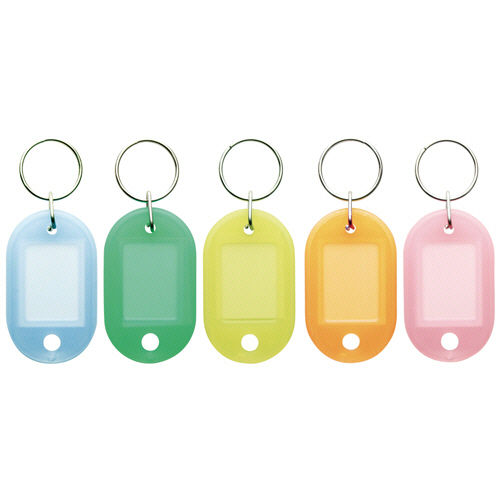 たのめーる】ソニック キーホルダー名札 小 両面 5色(各色1個)/パック