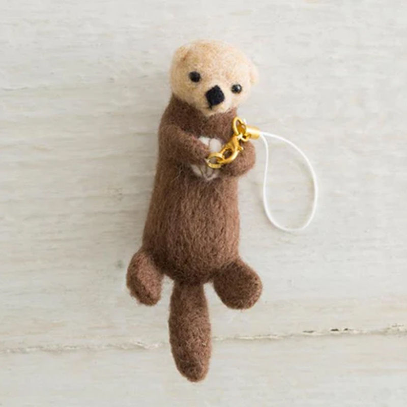 yucoco cafeさんの羊毛フェルト ラッコ: キット｜手づくりタウン by