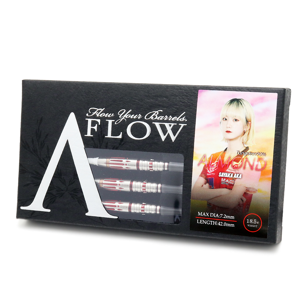 ダーツ バレル A-FLOW DYNASTY ALMOND 阿嘉紗香 選手モデル エーフロー