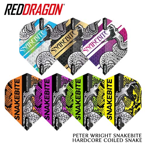 ダーツ フライト レッドドラゴン RedDragon Snakebite Hardcore Coiled