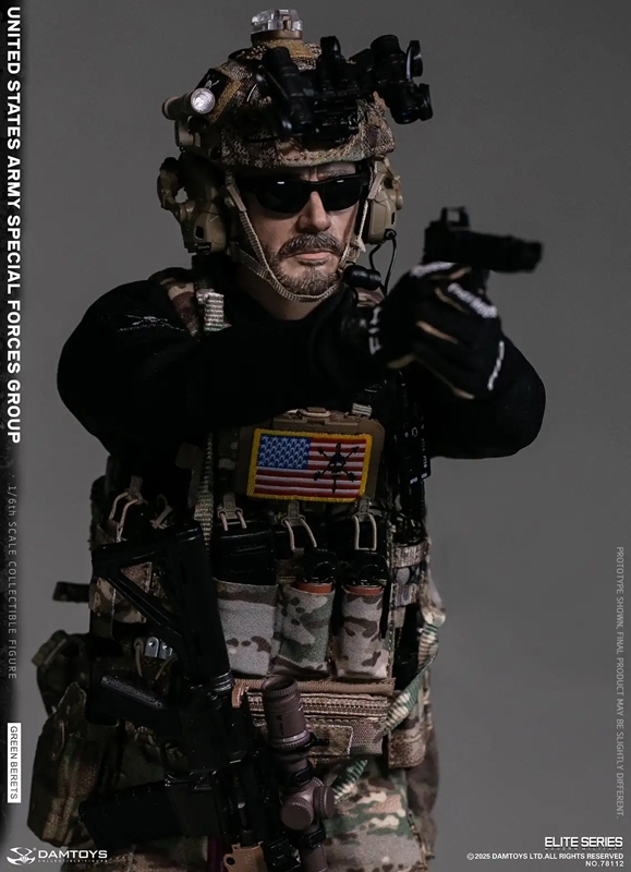 Green Beret US Army Special Forces Group - Dam Toys 1/6 Scale Figure
